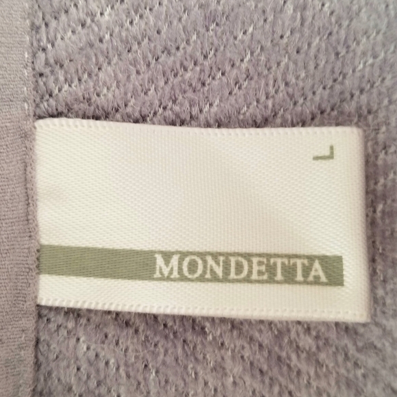 Mondetta Gray Top-Down Turtleneck Cardigan Jacket, size Large - Picture 10 of 11